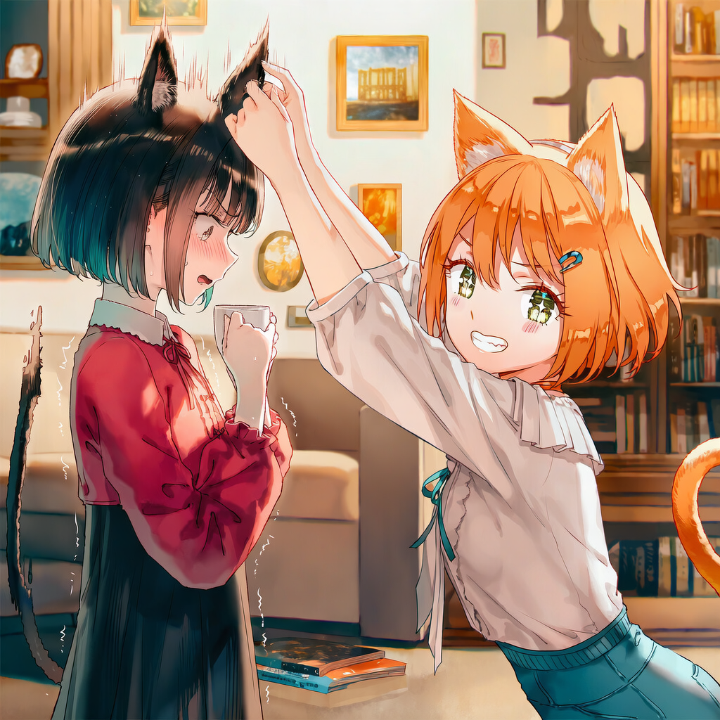 黑色猫耳